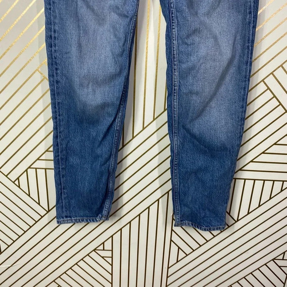 AllSaints‎ AprilJeans Mid-Rise Distressed Ripped Medium Wash Blue Size US 24 - Picture 6 of 12